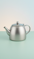 Brushed Stainless Steel Teapot